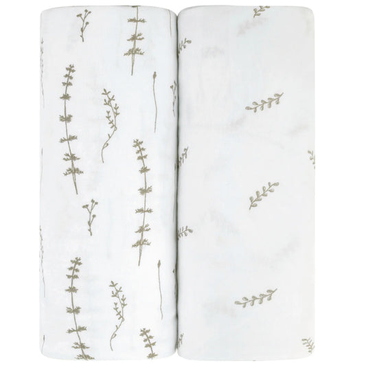 Ely's & Co. - 2 Pack Crib Sheet Set