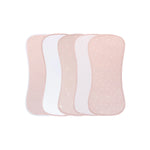 Ely's & Co. - 5 Pack Jersey Fleece Burp Cloths