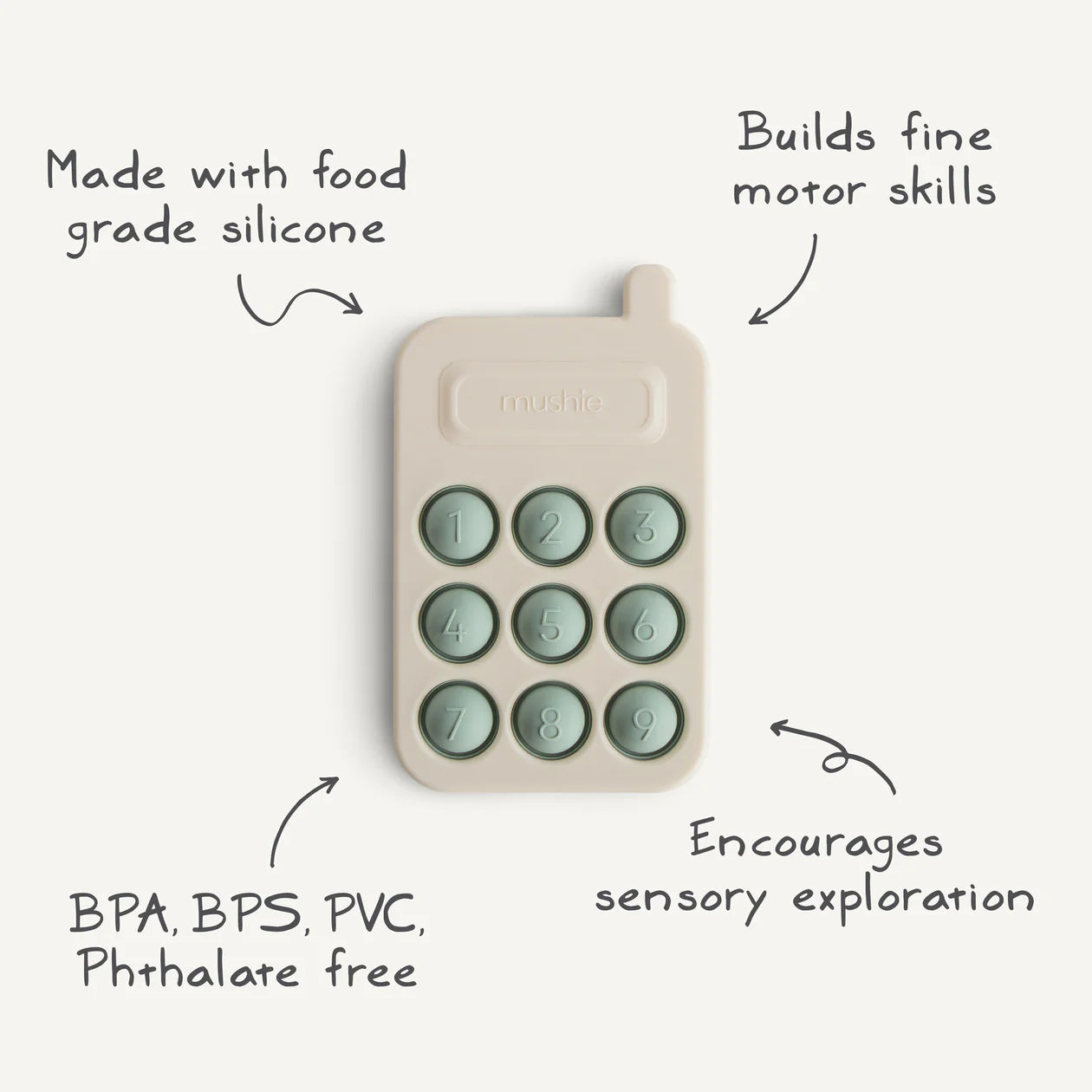 Mushie Phone Press Toy