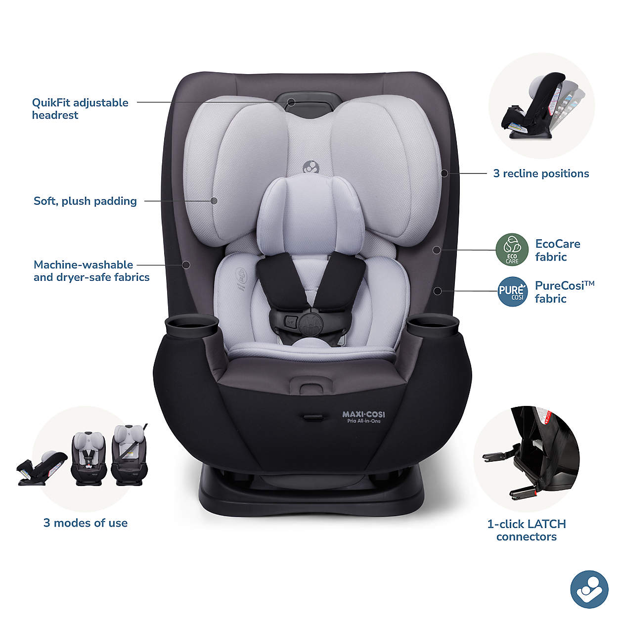 Maxi Cosi Pria™ Max All-in-One Convertible Car Seat
