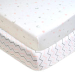 American Baby - Printed Jersey Crib Sheet