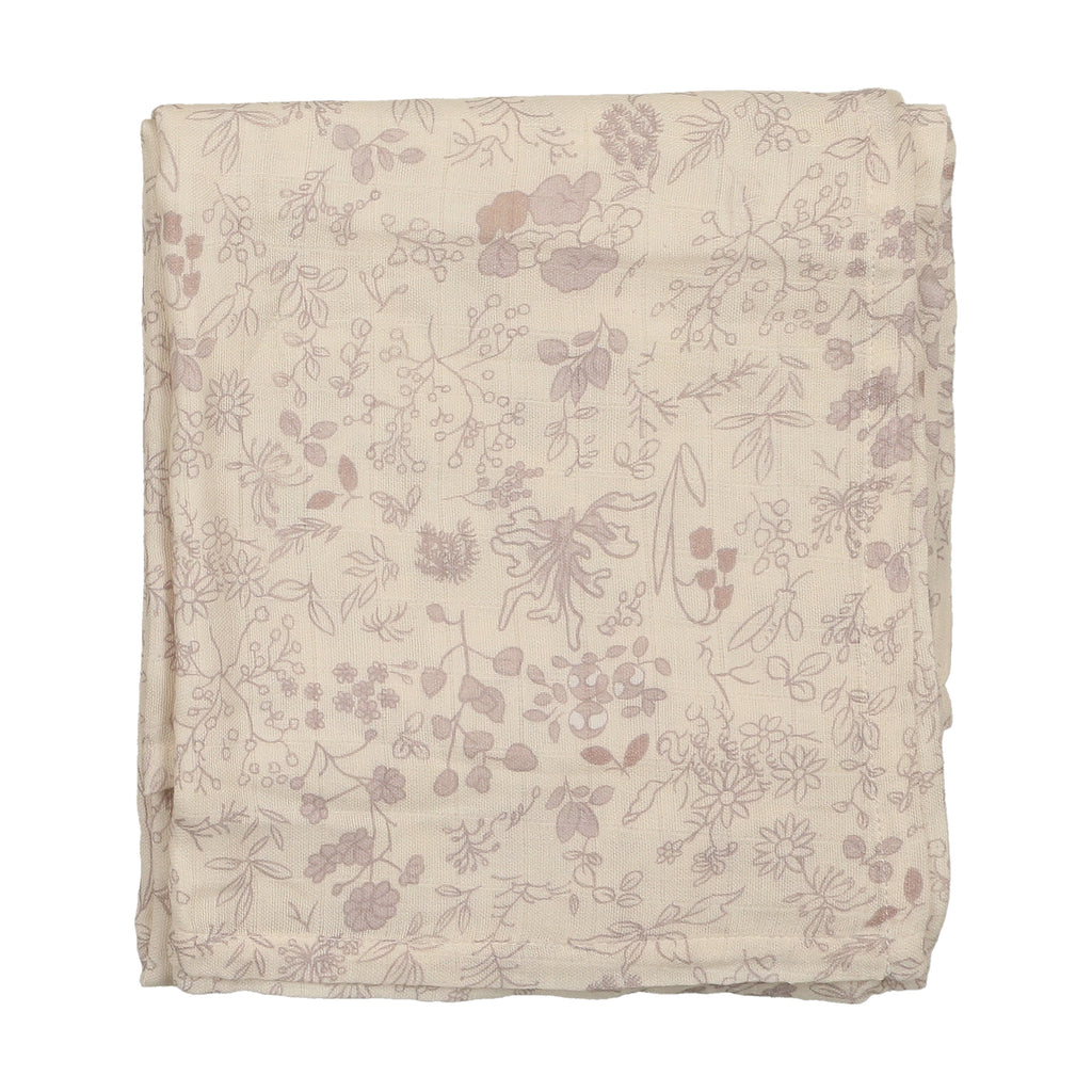 Bonjoy Baby - Lilac Print Blanket