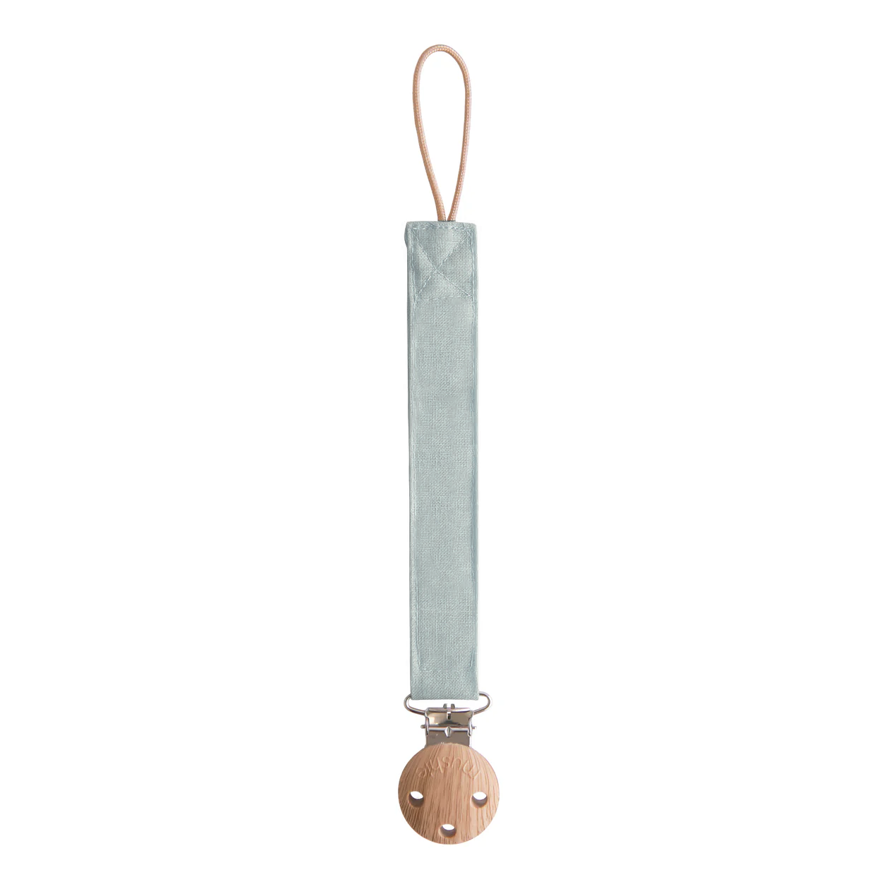 Mushie Fabric Pacifier Clip