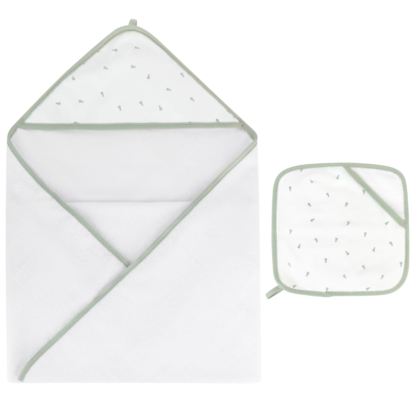 Ely's & Co Hooded Towel & Washcloth