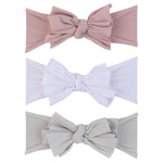 Ely's & Co. - Jersey Cotton Bow Headbands 3 Pack