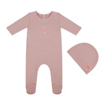 Tricot Bebe - Sherpa Yarn Collection | Footie + Bonnet