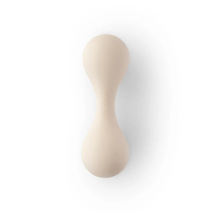 Mushie - Silicone Baby Rattle Toy
