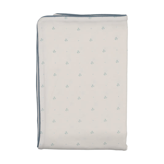 Bee & Dee Stars and Dots Chalk White Boys Blanket