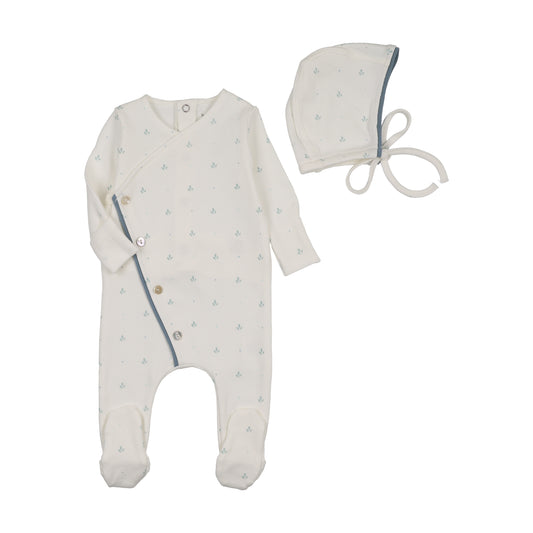 Bee & Dee Stars and Dots Footie/Beanie