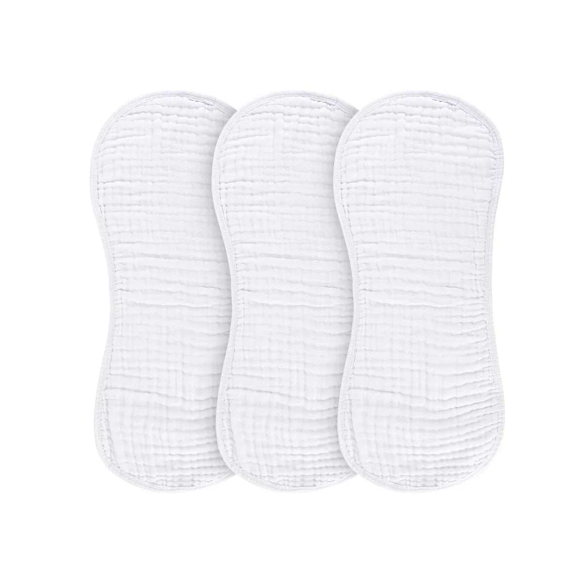 Ely's & Co. - 3 Pack Muslin Burp Cloths