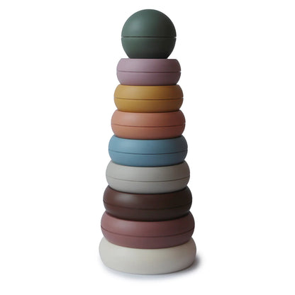 Mushie Stacking Rings toy