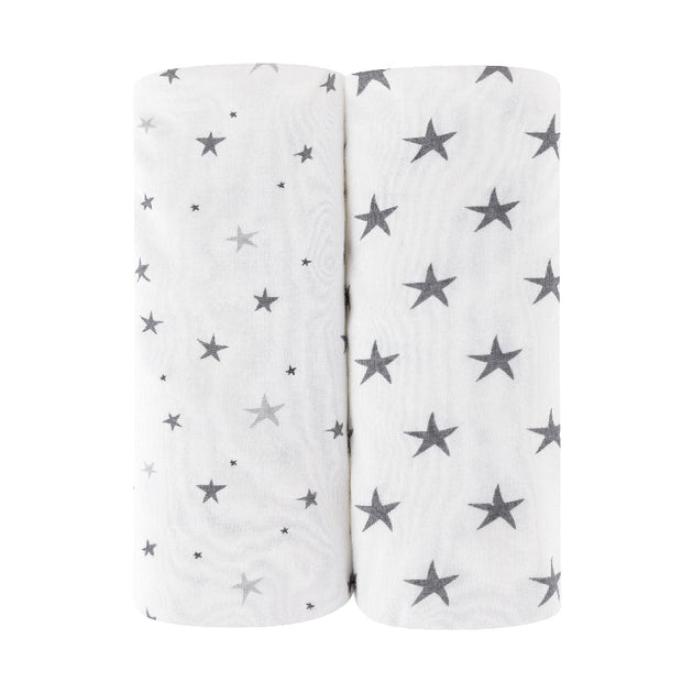 Ely's & Co. - Waterproof Crib Sheet Set 2 Pack