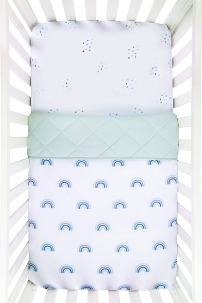 Ely's & Co Three Piece Baby Crib Set