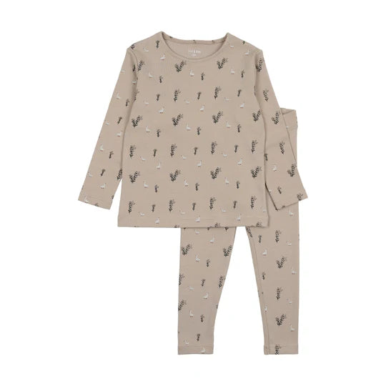 Bee & Dee - Swan Print Loungewear