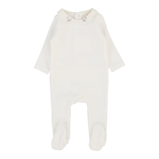 emblem-embroidered-footie-set