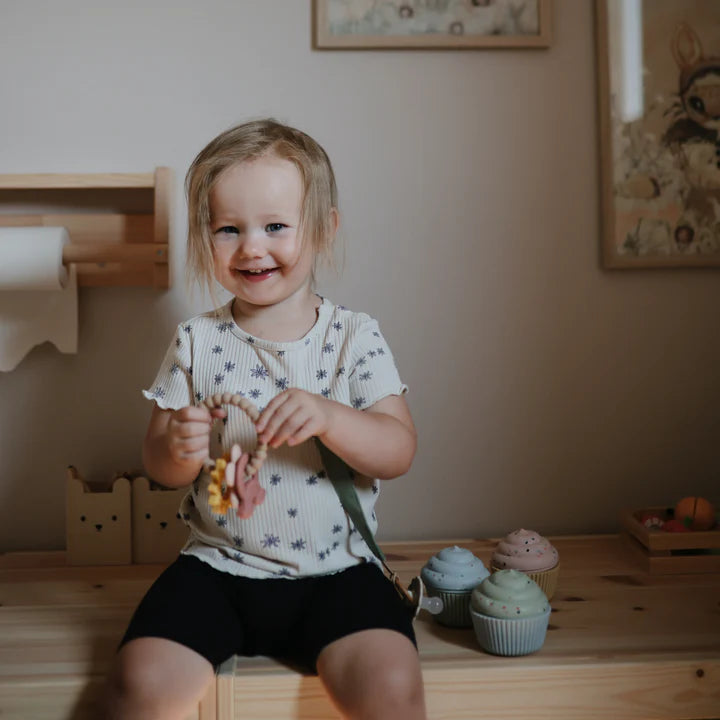 Mushie Nature Teething Ring