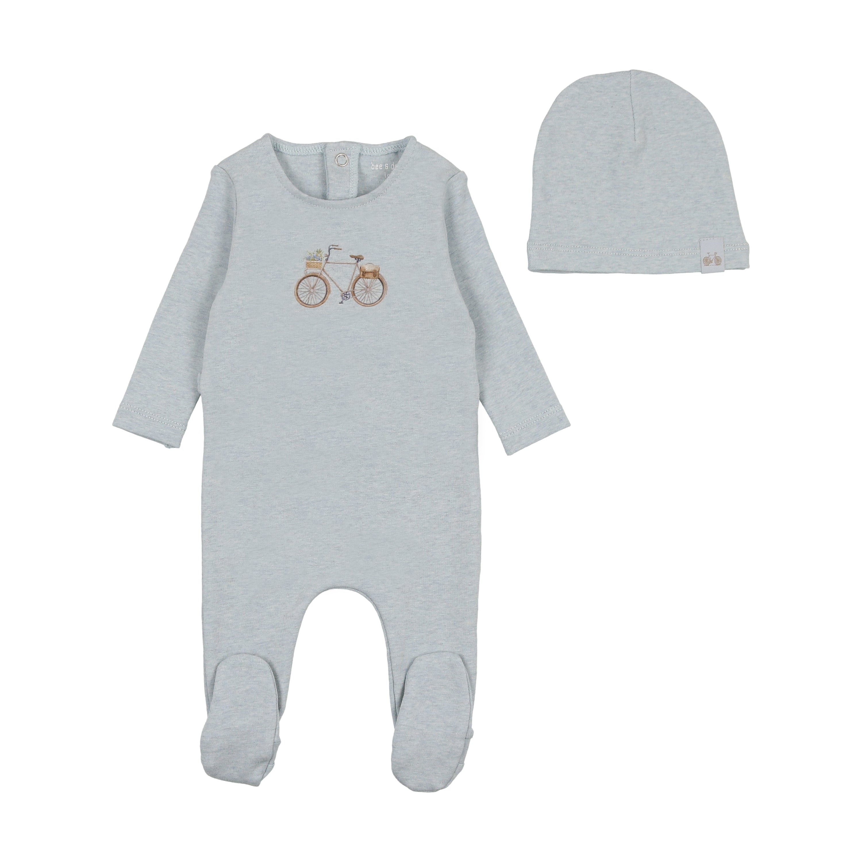 Bee & Dee - Vintage Image Footie|Beanie