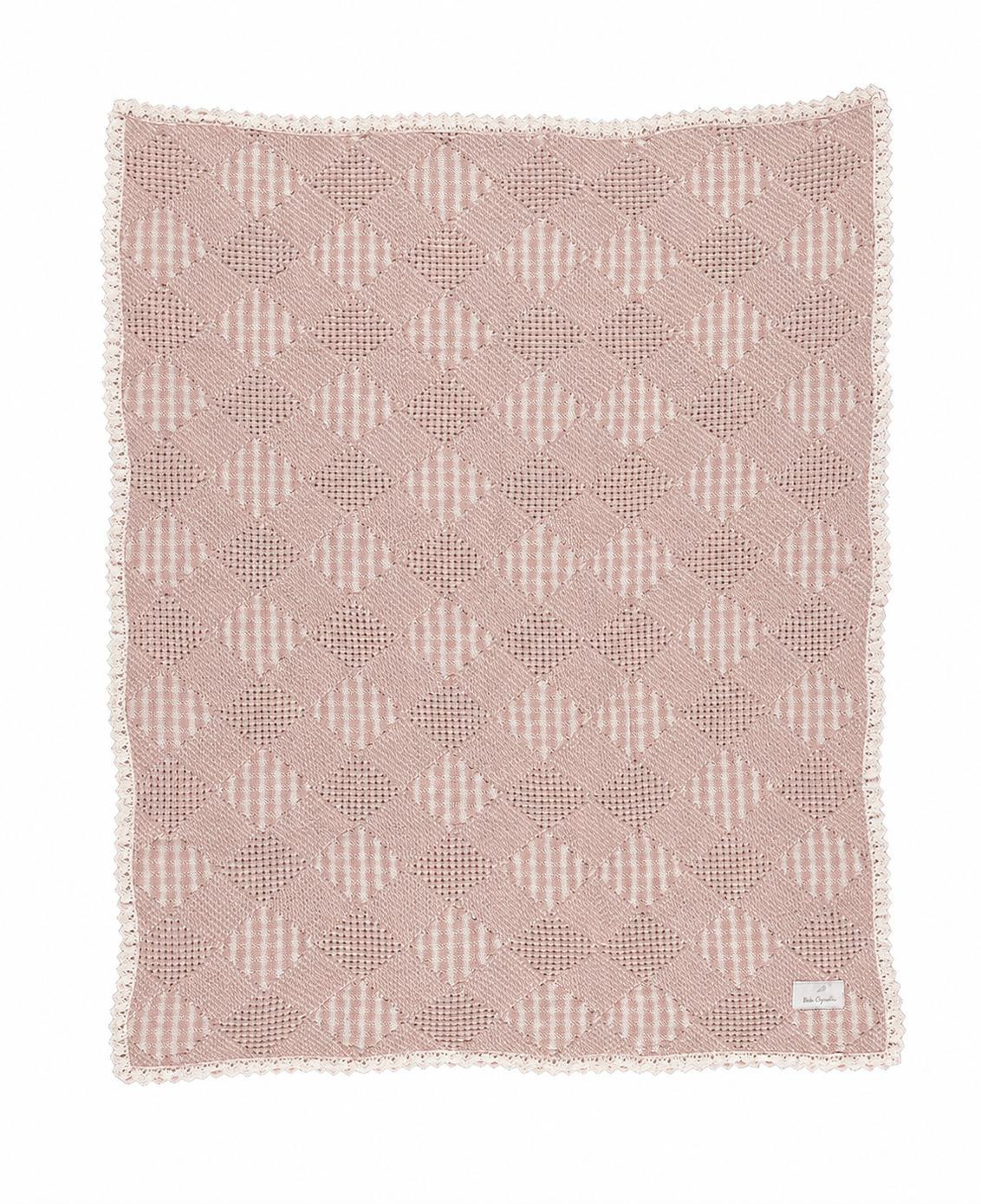 Bebe Organic Plaid Patchwork Blanket