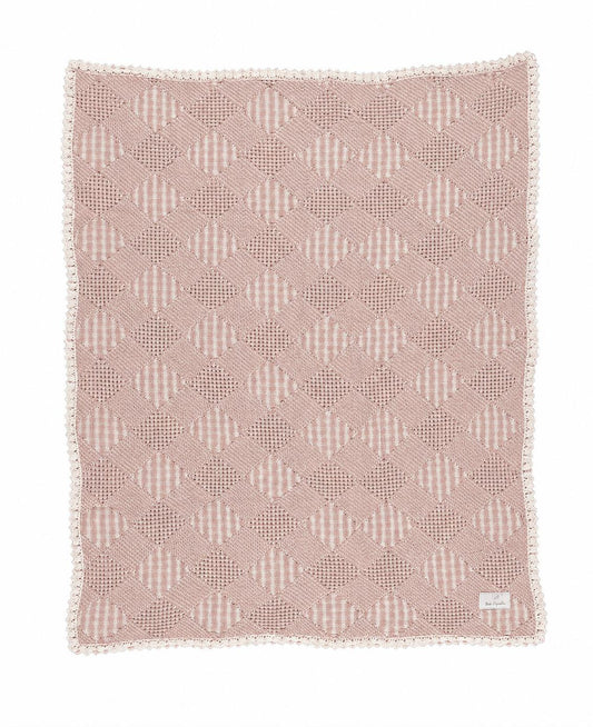 Bebe Organic Plaid Patchwork Blanket