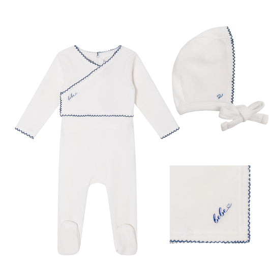 Mini Label White Classic Velour Gift Set