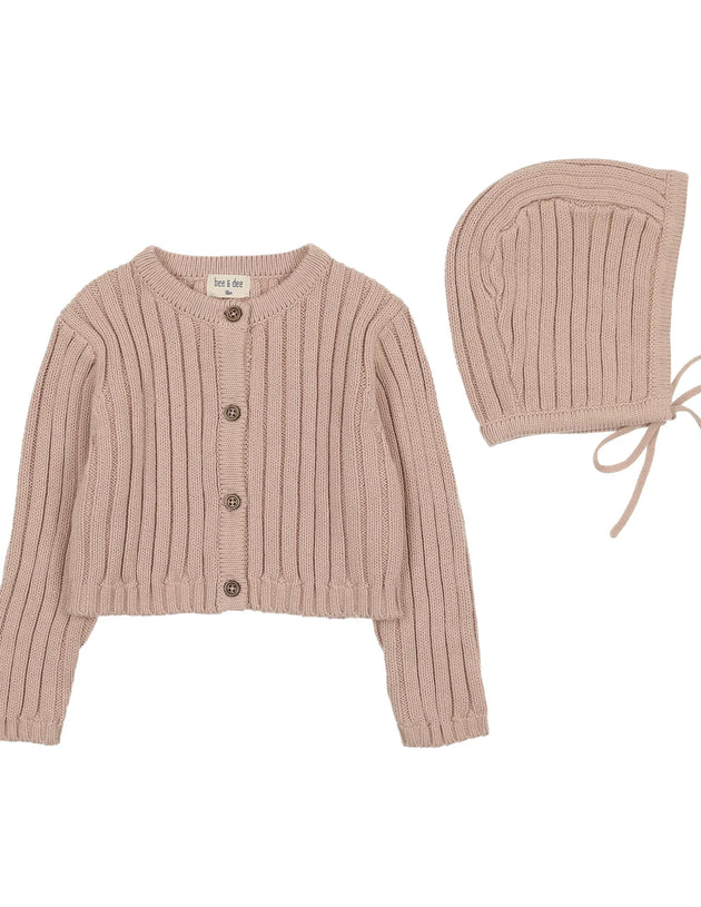 Bee & Dee - Wide Ribbed Cardigan