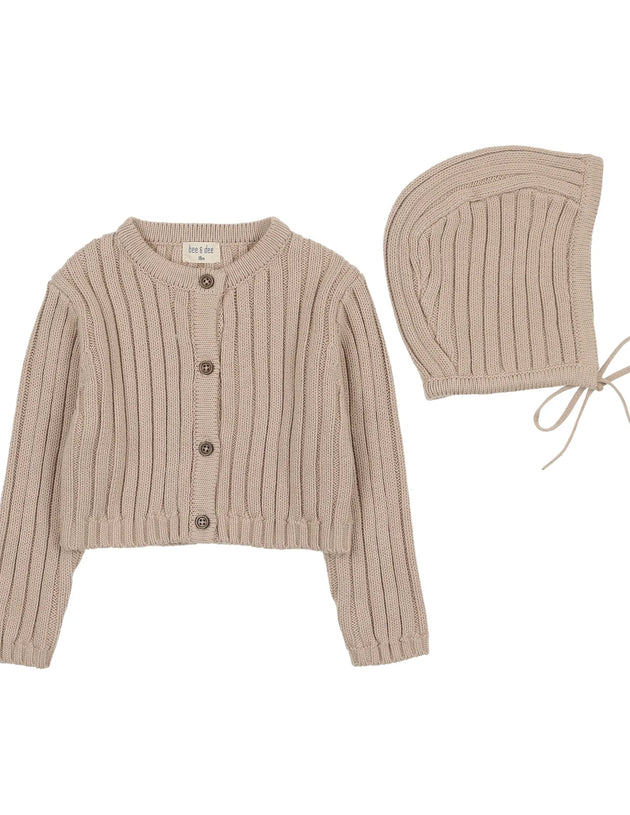 Bee & Dee - Wide Ribbed Cardigan