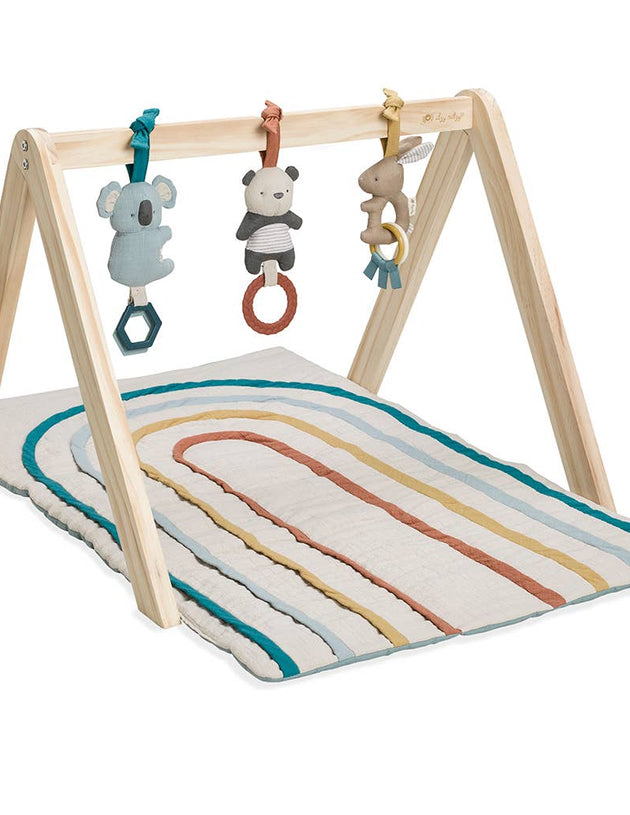 Itzy Ritzy - Bitzy Bespoke Activity Gym™ Wooden Gym with Toys