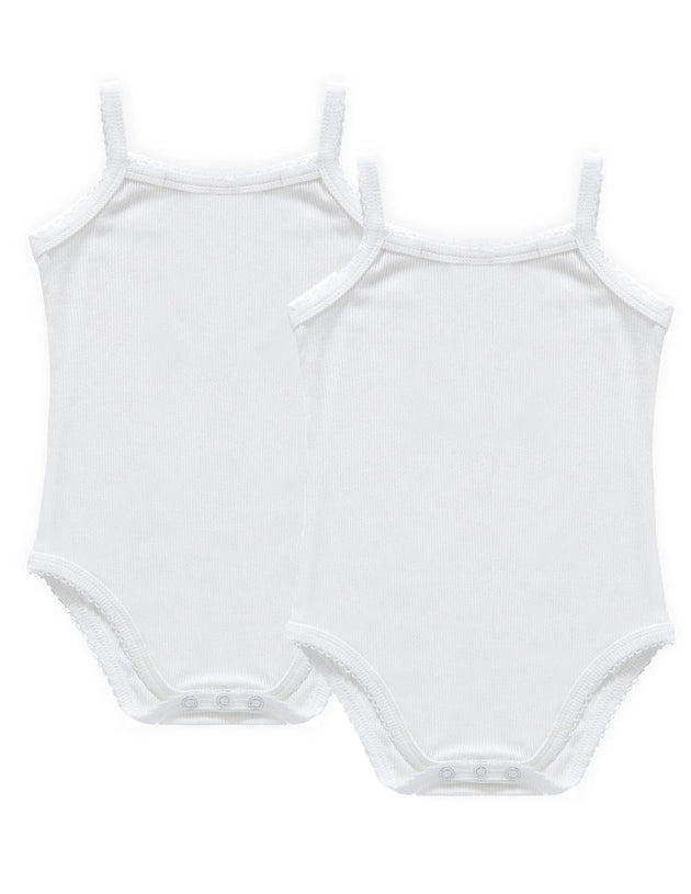 Petit Clair - Ribbed Spaghetti Strap Bodysuit