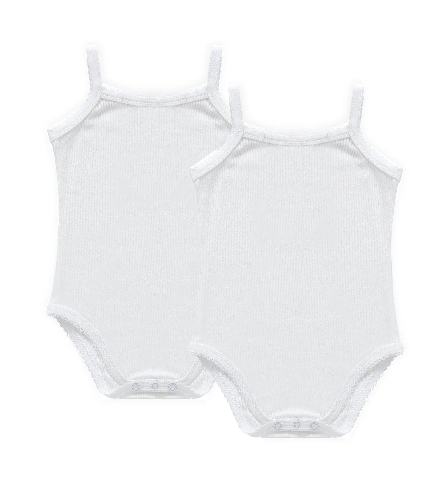 Petit Clair - Ribbed Spaghetti Strap Bodysuit