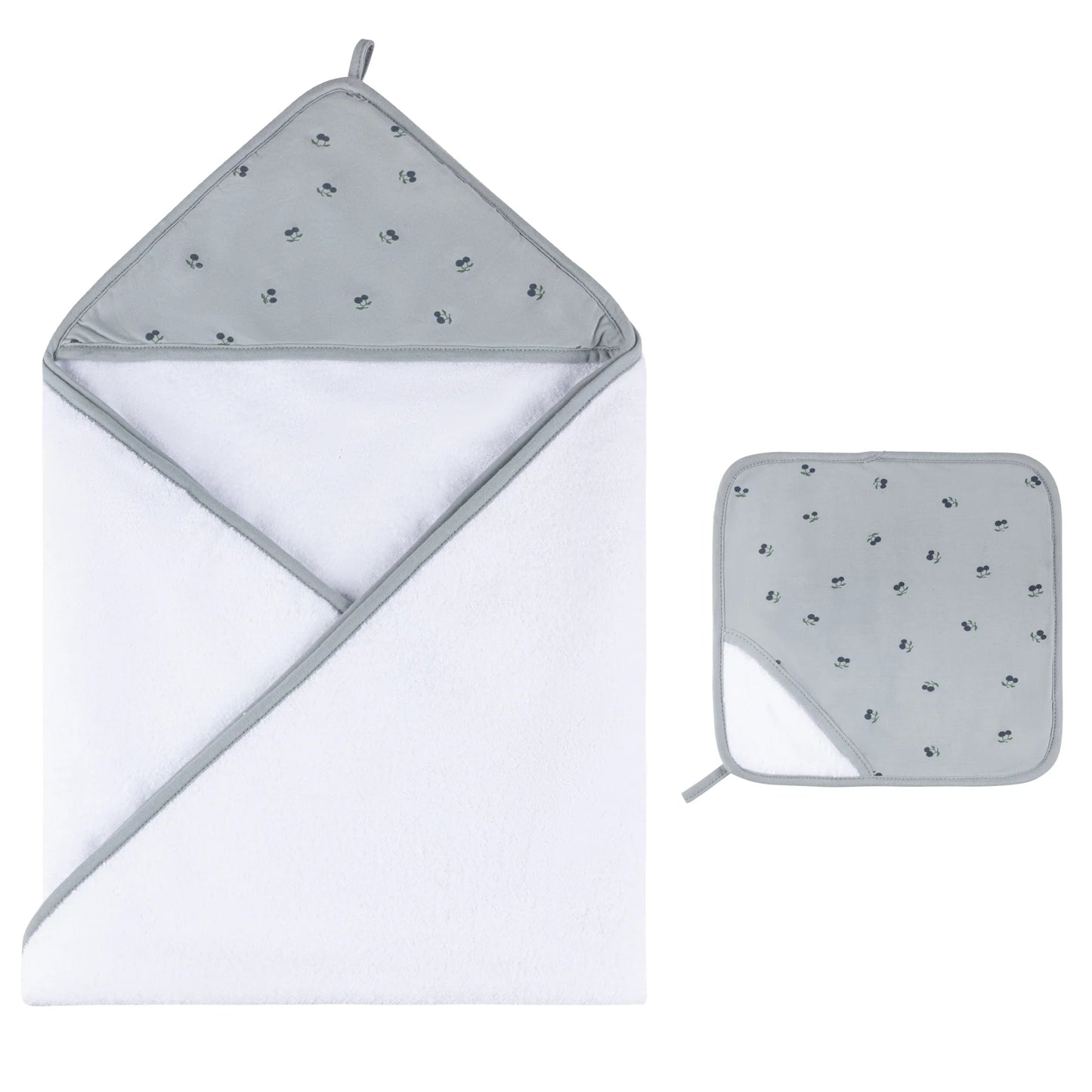Ely's & Co Hooded Towel & Washcloth