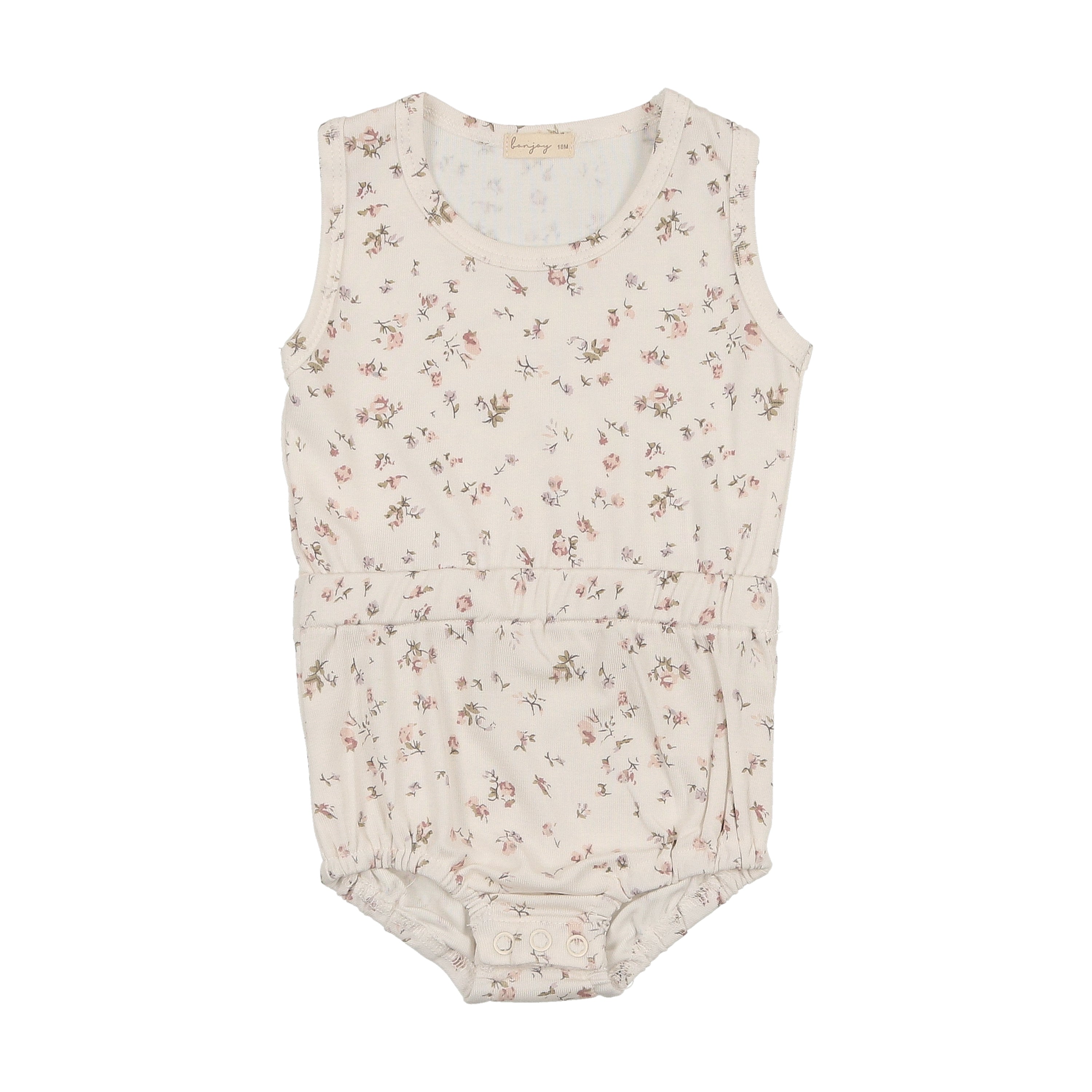 Bonjoy Baby - Scattered Floral Print Romper