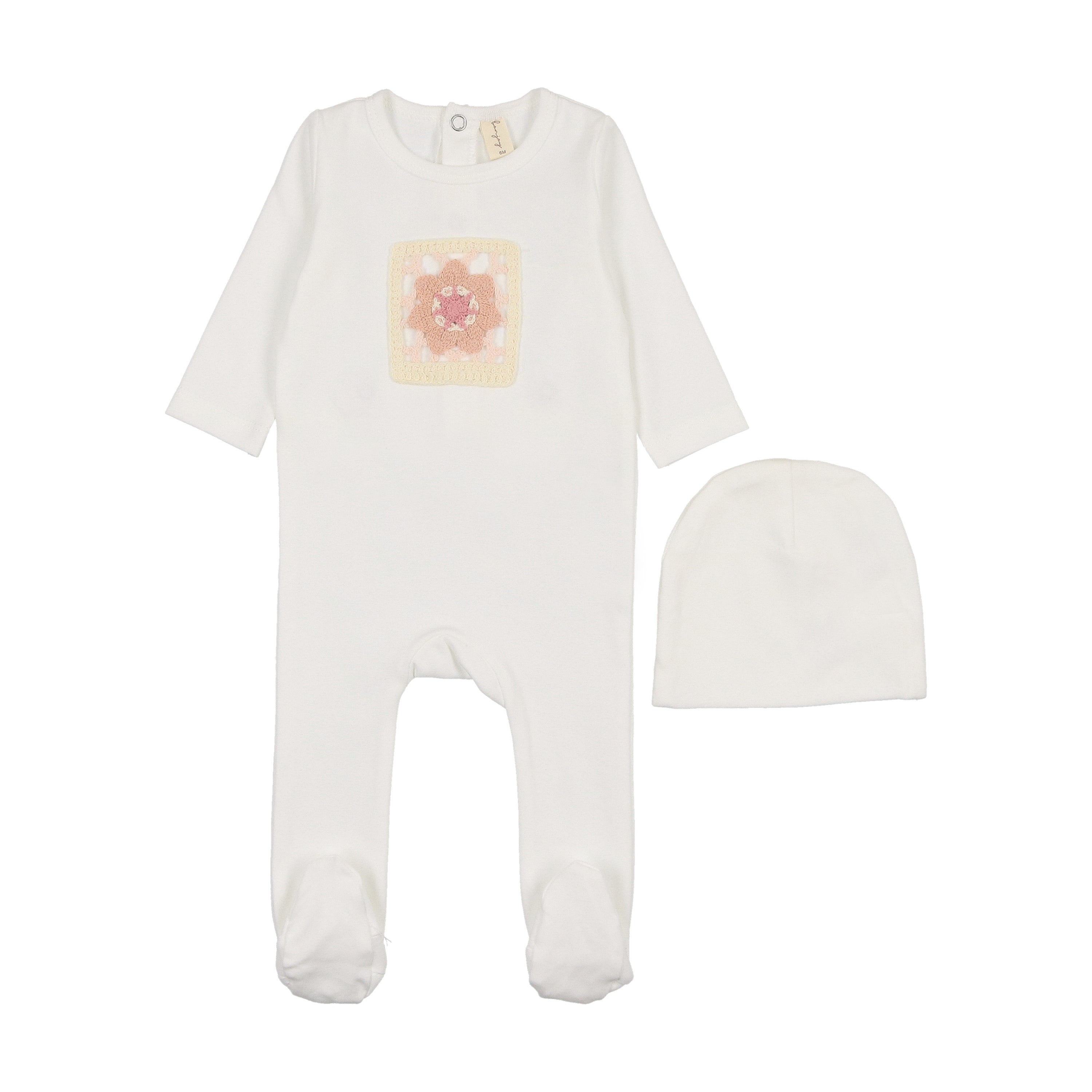 Bonjoy Baby - Crochet Footie Set