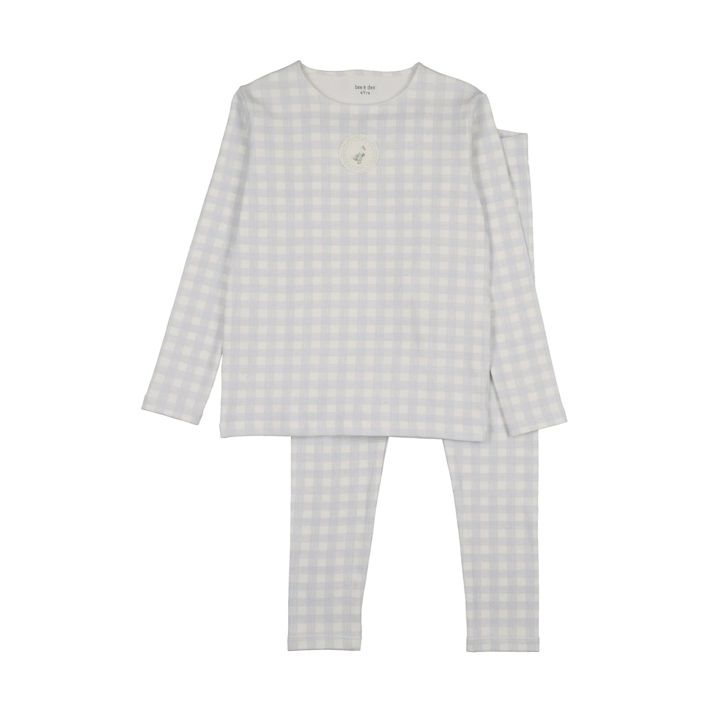 Bee & Dee Goose Plaid Two-Piece Pajama