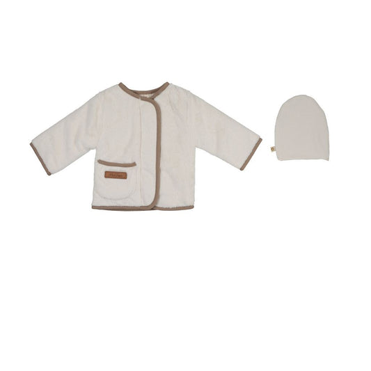 Mon Tresor Cozy Wrap Jacket & Hat Set