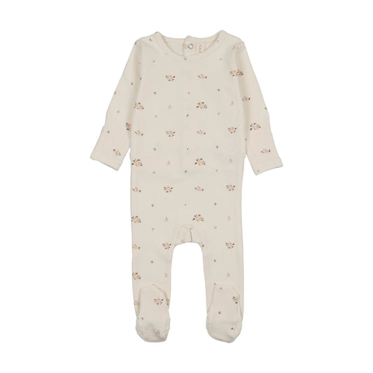 Lil Legs Rosebud Footie
