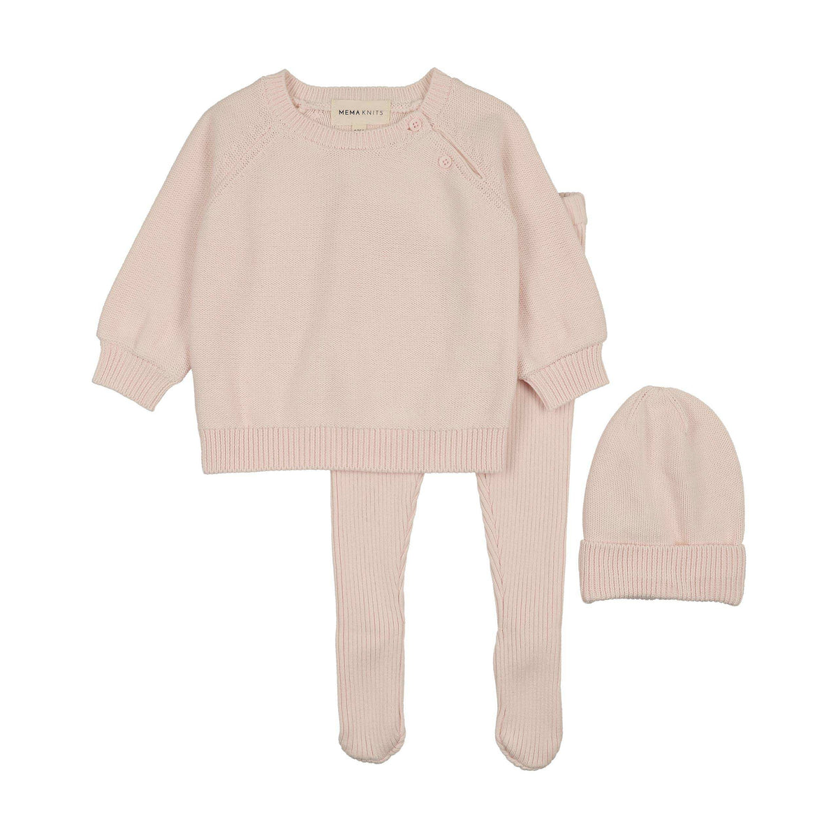 Mema Knits KNIT 2 PIECE SET +BEANIE