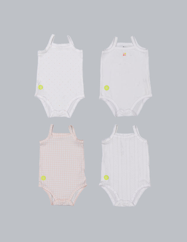 DOTT Child - Baby Girl Sleeveless Onesies