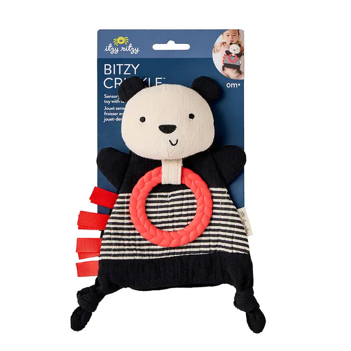 Itzy Ritzy Bitzy Crinkle™ Sensory Crinkle Toy with Teether