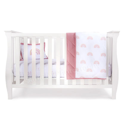 Ely's & Co Three Piece Baby Crib Set (No Skirt)