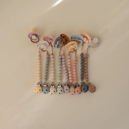 Mushie Silicone Pacifier Clip | Hera