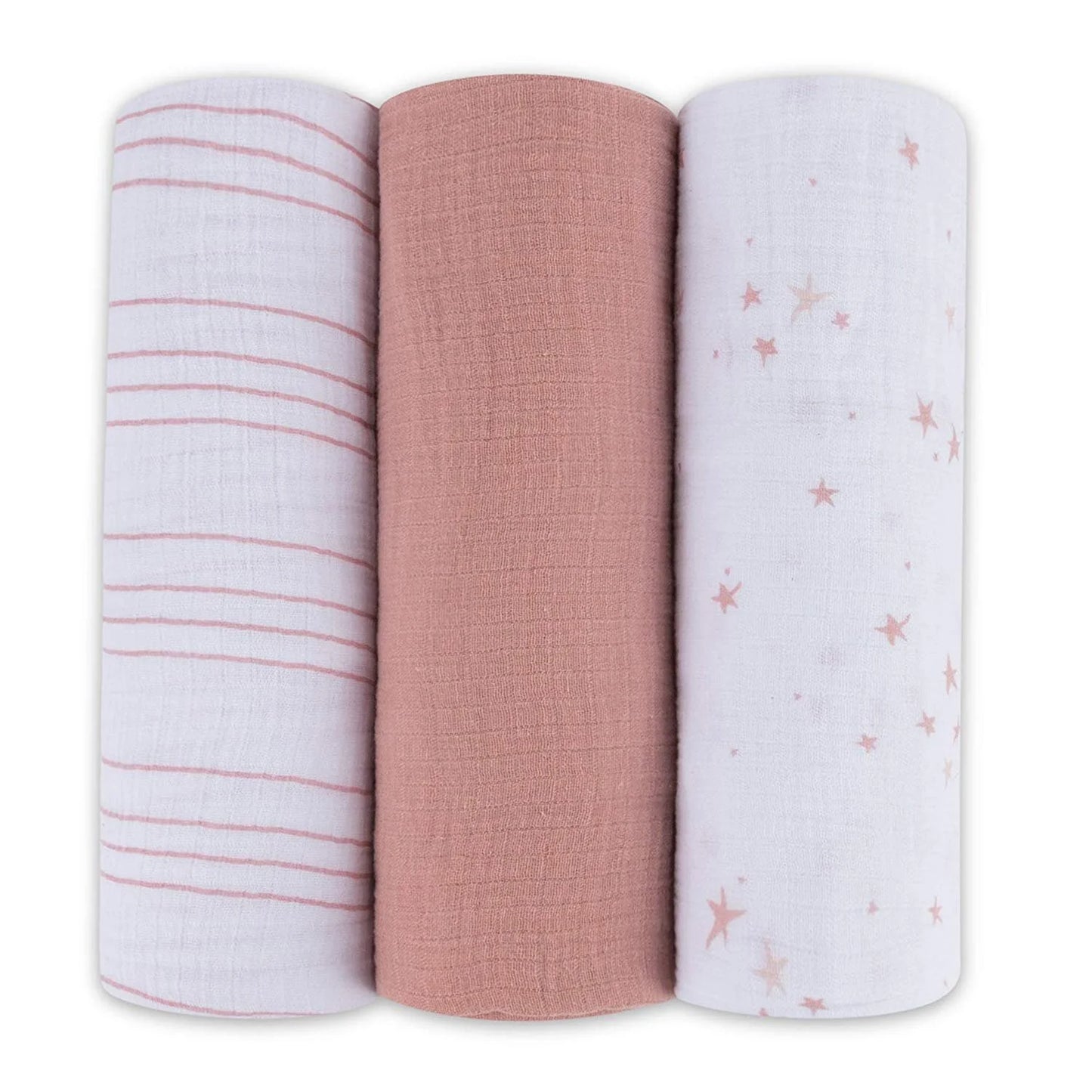 Ely's & Co. - Cotton Muslin Swaddle 3 Pack