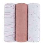 Ely's & Co. - Cotton Muslin Swaddle 3 Pack