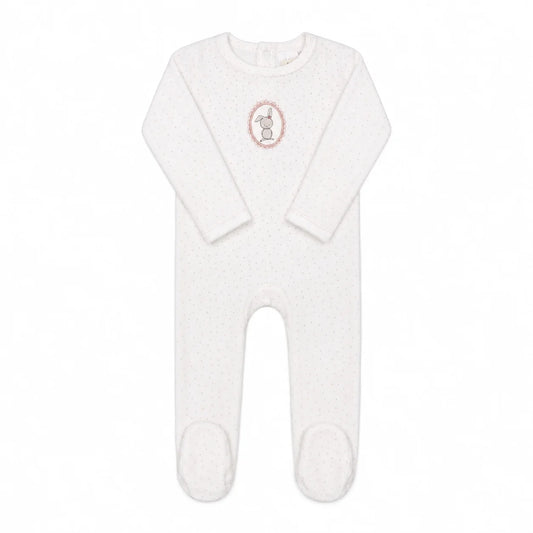 Elys Bunny Pin Dot Collection Footie