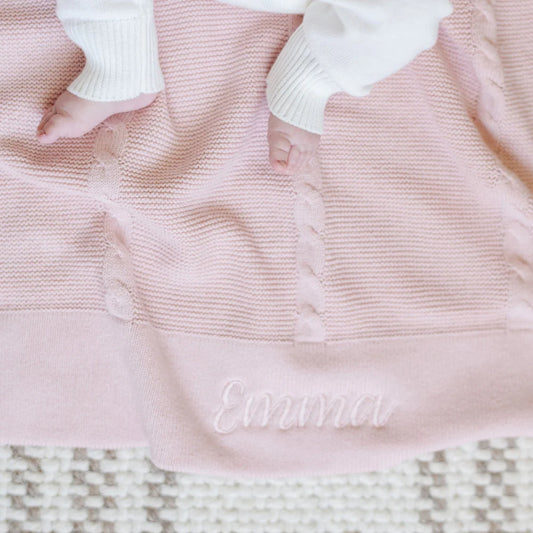 Saranoni - Heirloom Cotton Knit Receiving Blankets