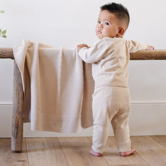 Saranoni - Saranoni - Heirloom Cotton Knit Receiving Blankets