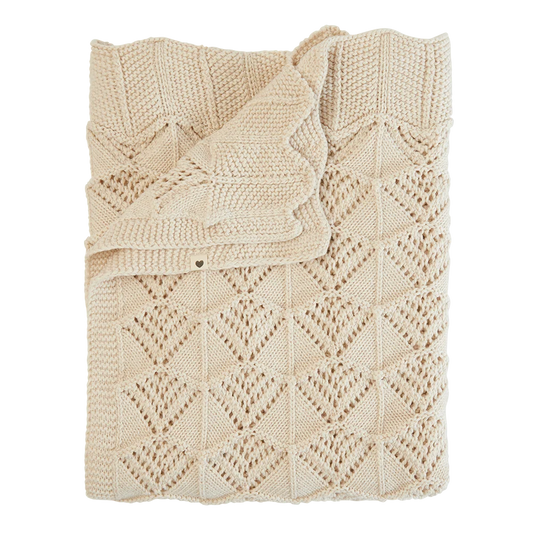 Bibs Knit Pointelle Blanket