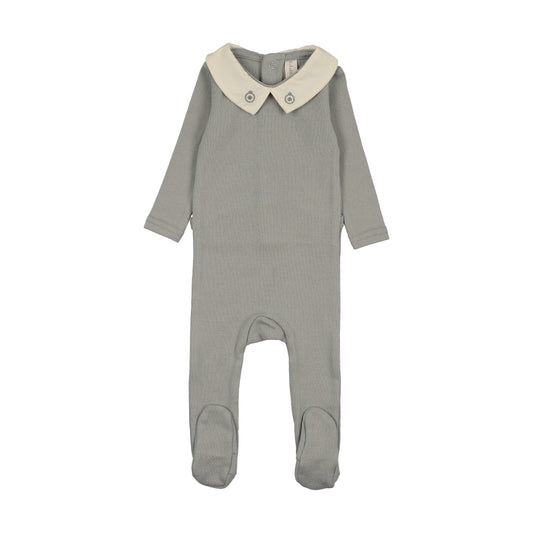 Lil Legs Sweetheart Collar Footie