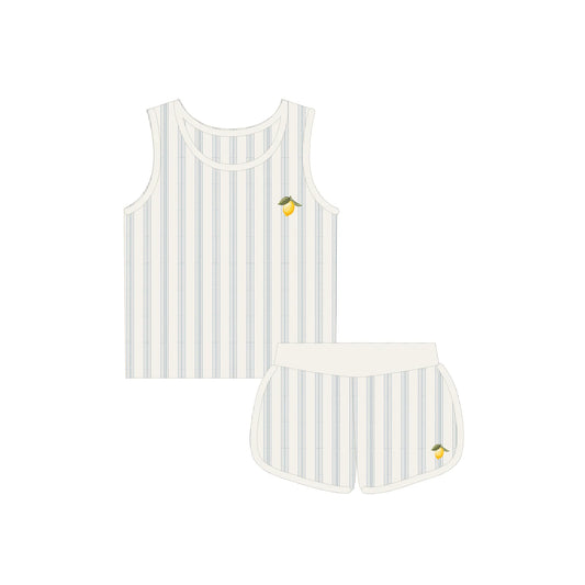 Elys Fruit Collection Tank and shorts