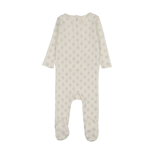 Lil Legs Geo Floral Printed Footie