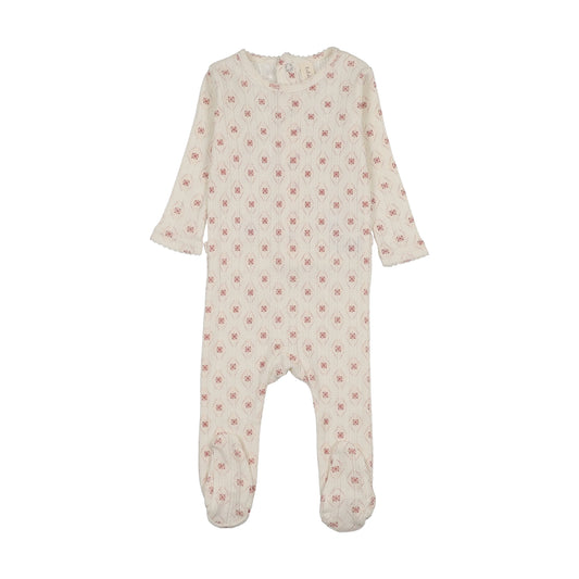 Lil Legs Geo Floral Printed Footie
